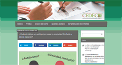 Desktop Screenshot of cedecpymes.org